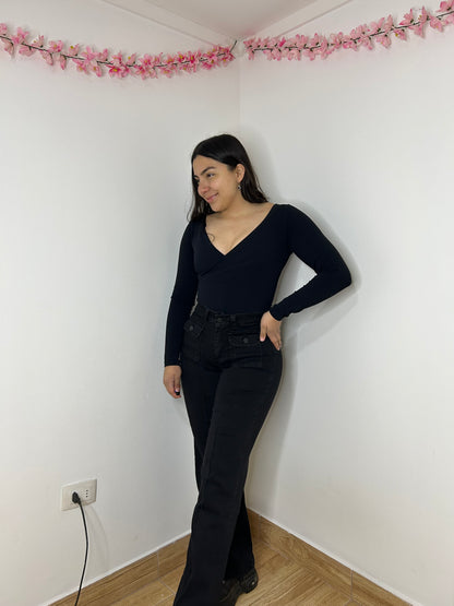 WIDE LEG LINEAL PINZAS | DIRTY 🖤