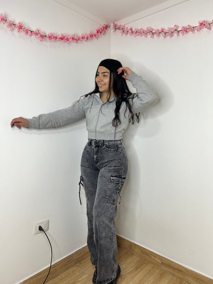 CARGO PARIS GRIS | DIRTY 🩶