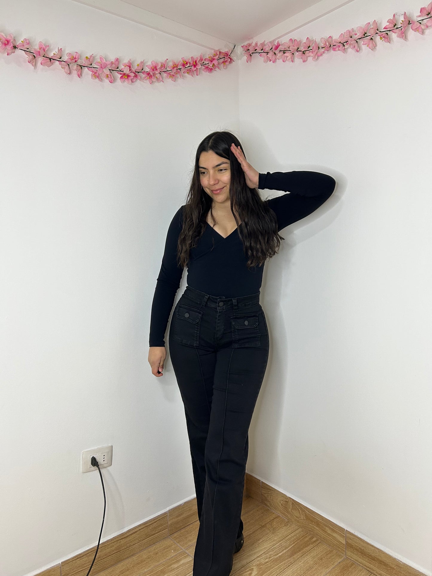 WIDE LEG LINEAL PINZAS | DIRTY 🖤