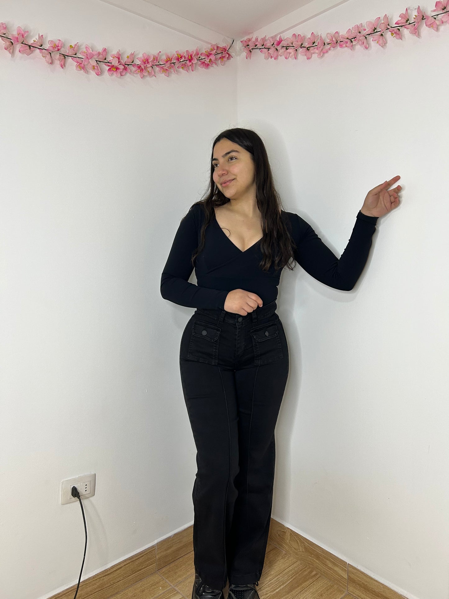 WIDE LEG LINEAL PINZAS | DIRTY 🖤