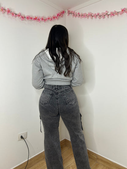 CARGO PARIS GRIS | DIRTY 🩶