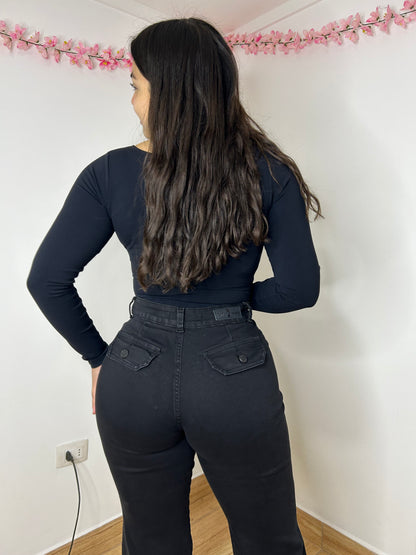 WIDE LEG LINEAL PINZAS | DIRTY 🖤