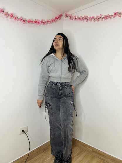 CARGO PARIS GRIS | DIRTY 🩶