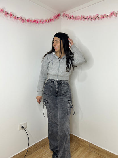 CARGO PARIS GRIS | DIRTY 🩶