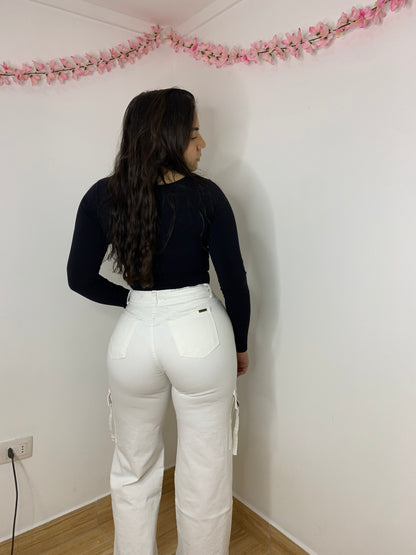 CARGO PARIS BLANCO 🤍