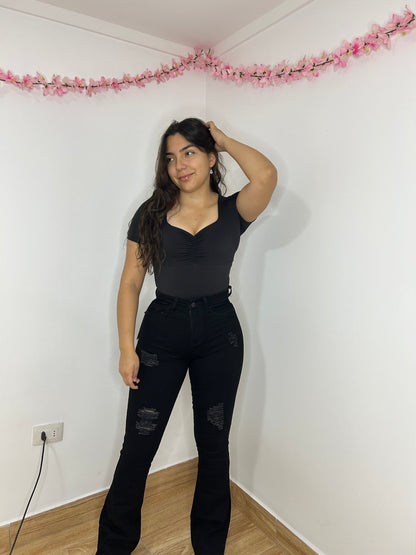 FLARE RASGADO / MIRAME 🖤